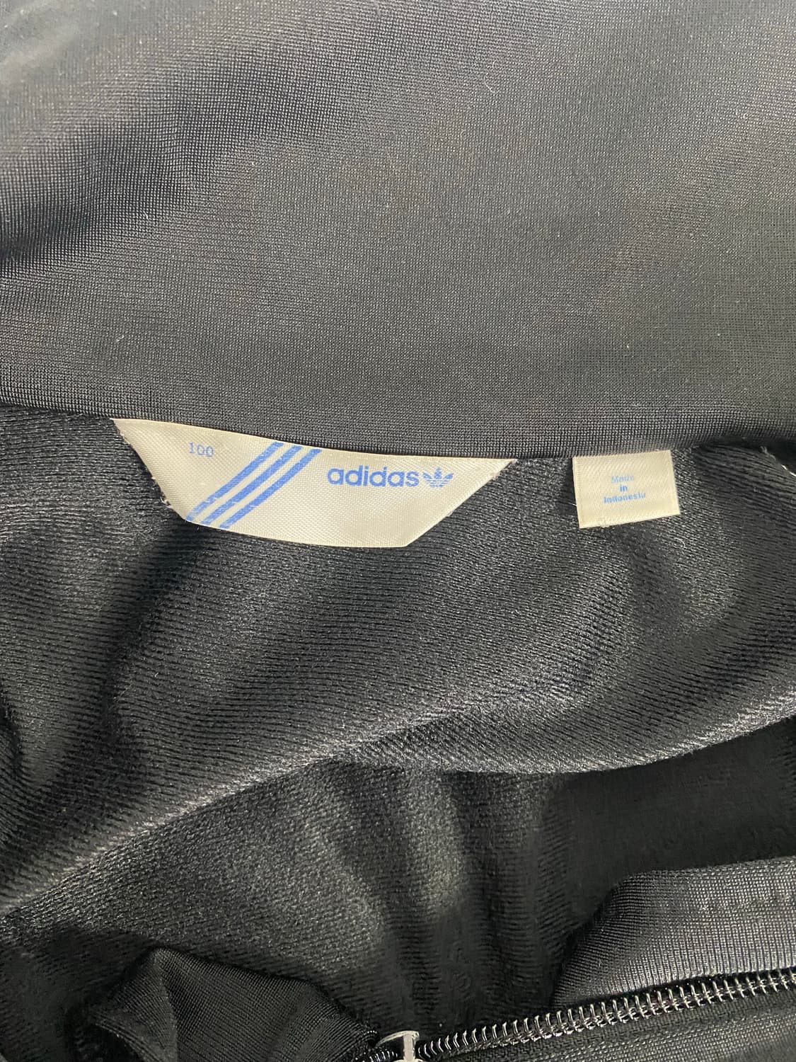 아디다스 파이어버드 검은 검회 백로고 트랙자켓 져지 L <481> 상품이미지4