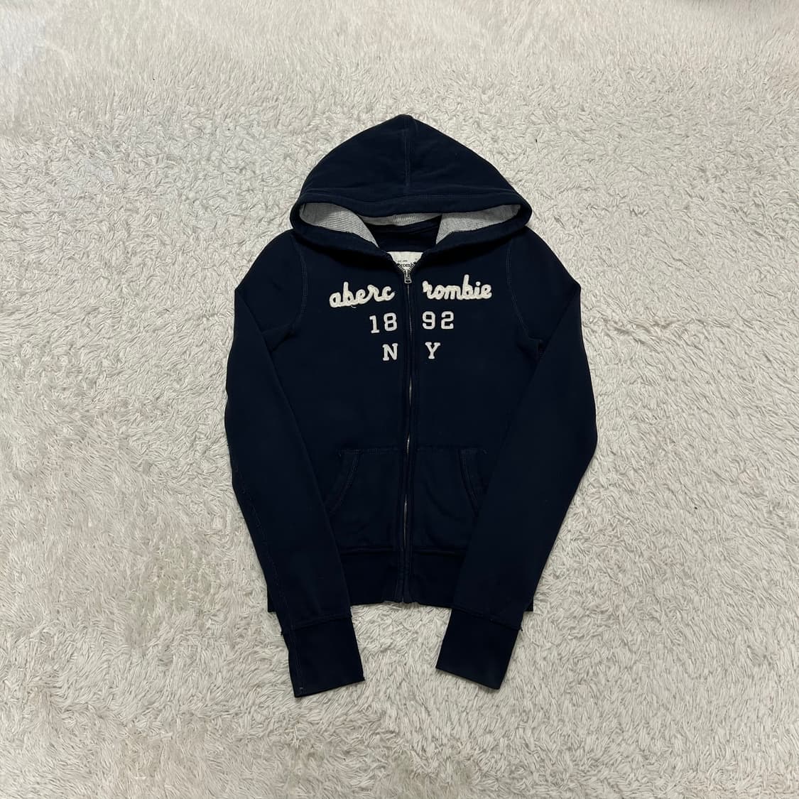 Abercrombie Navy Zip Hoodie 상품이미지4