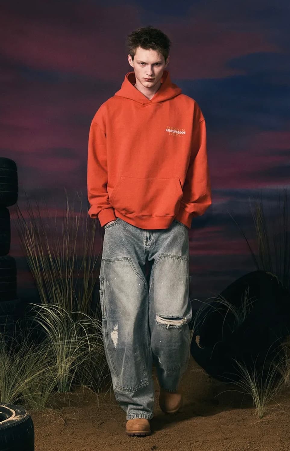 [텍 제거 새상품] 어널러코드 Painting Carpenter 데님 상품이미지6