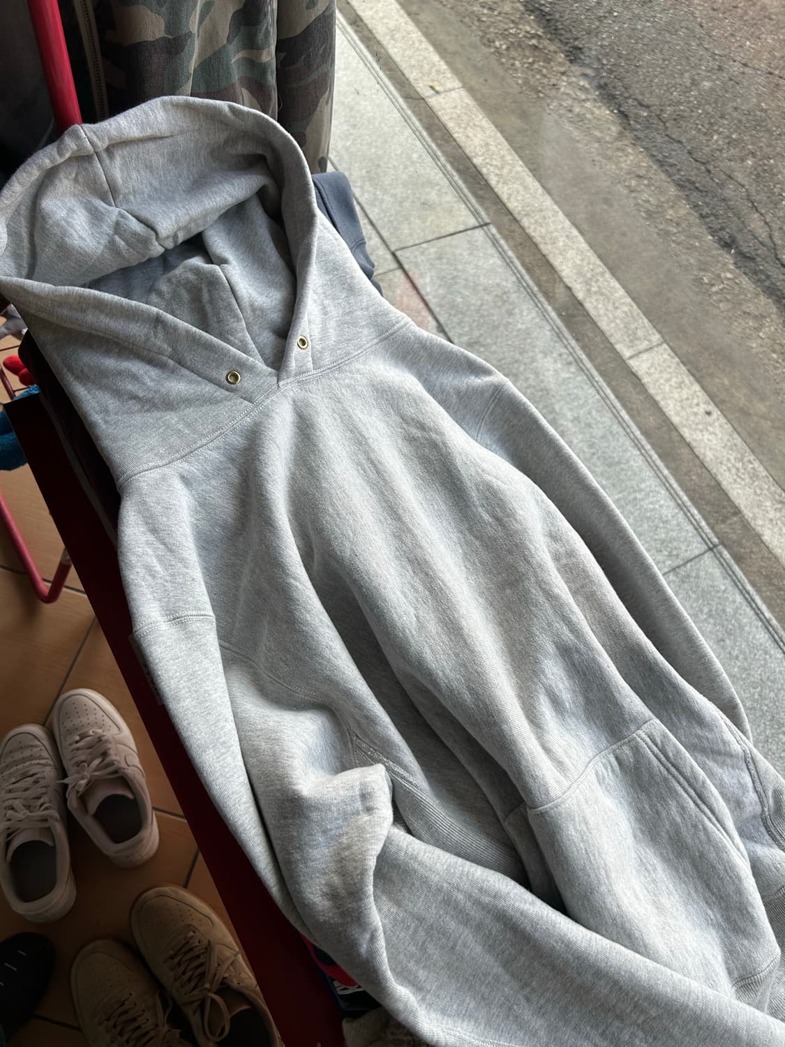 웨어하우스 리버스위브 후디 상품이미지7