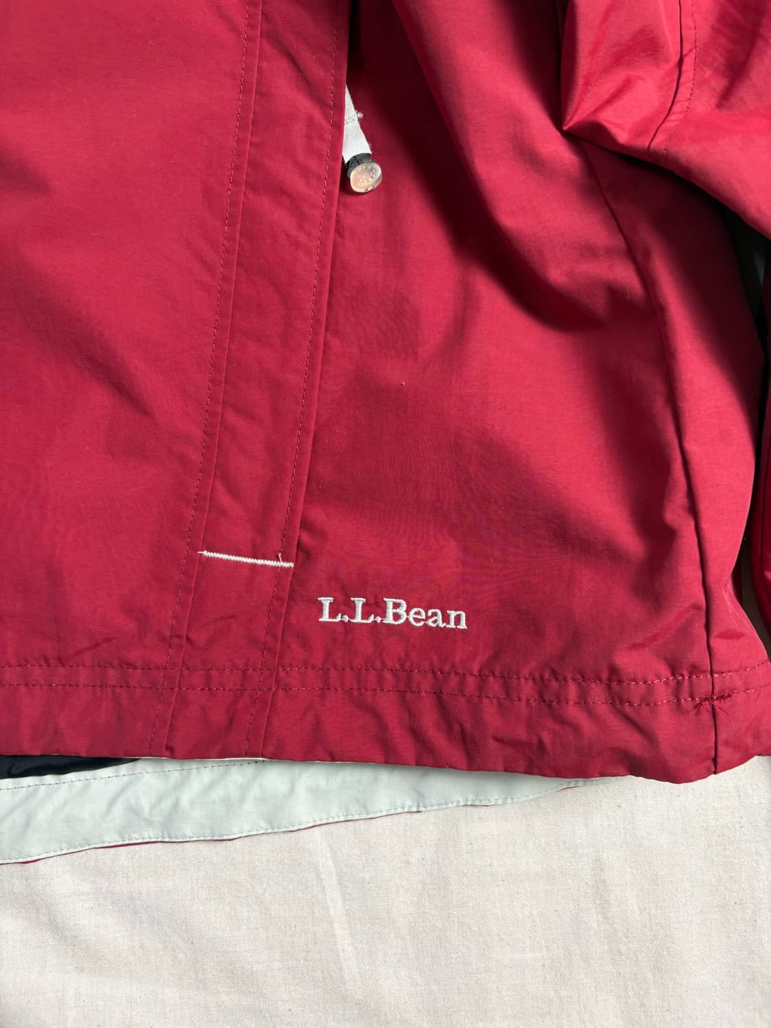 L.L Bean 엘엘빈 우먼 나일론 후드 자켓 L 상품이미지5