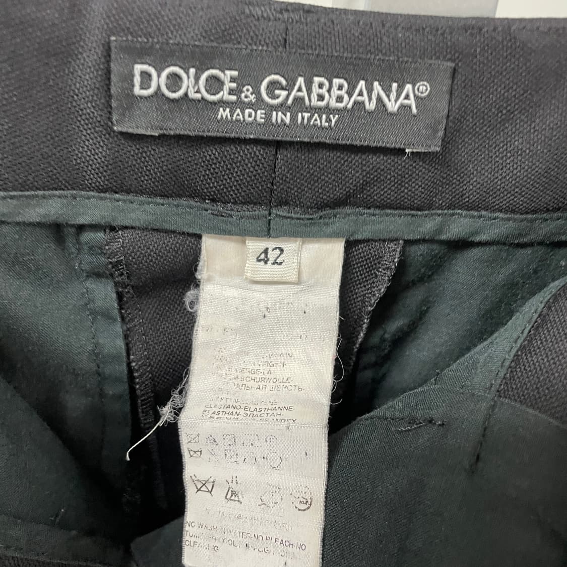 돌체앤가바나 블랙 슬랙스 42(W) 상품이미지7