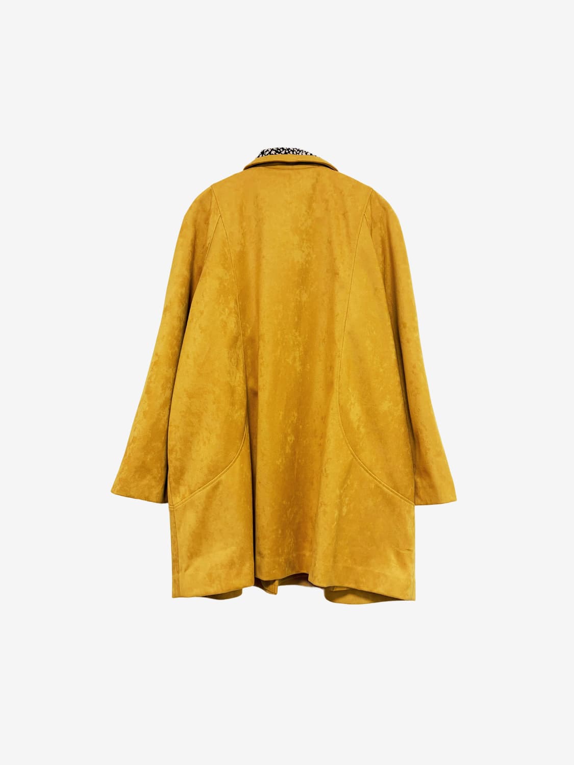 Raglan Detail Midi Coat - Mustard 상품이미지4