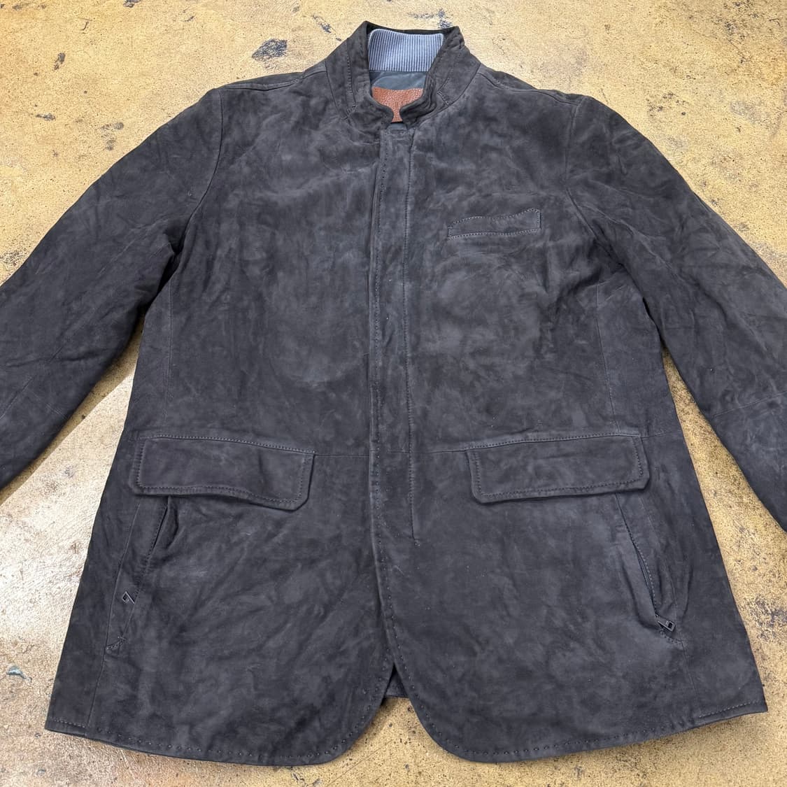 [정품] 닥스 런던 브라운 스웨이드 남성 자켓 b15 상품이미지3