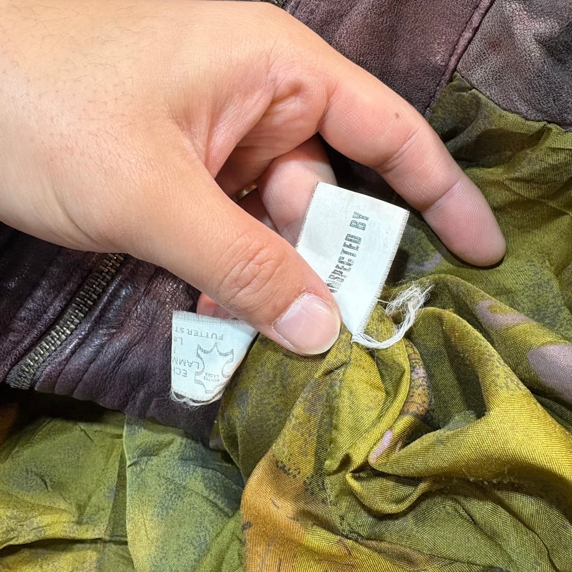 [54] VINTAGE 빈티지 가죽 블루종  상품이미지7