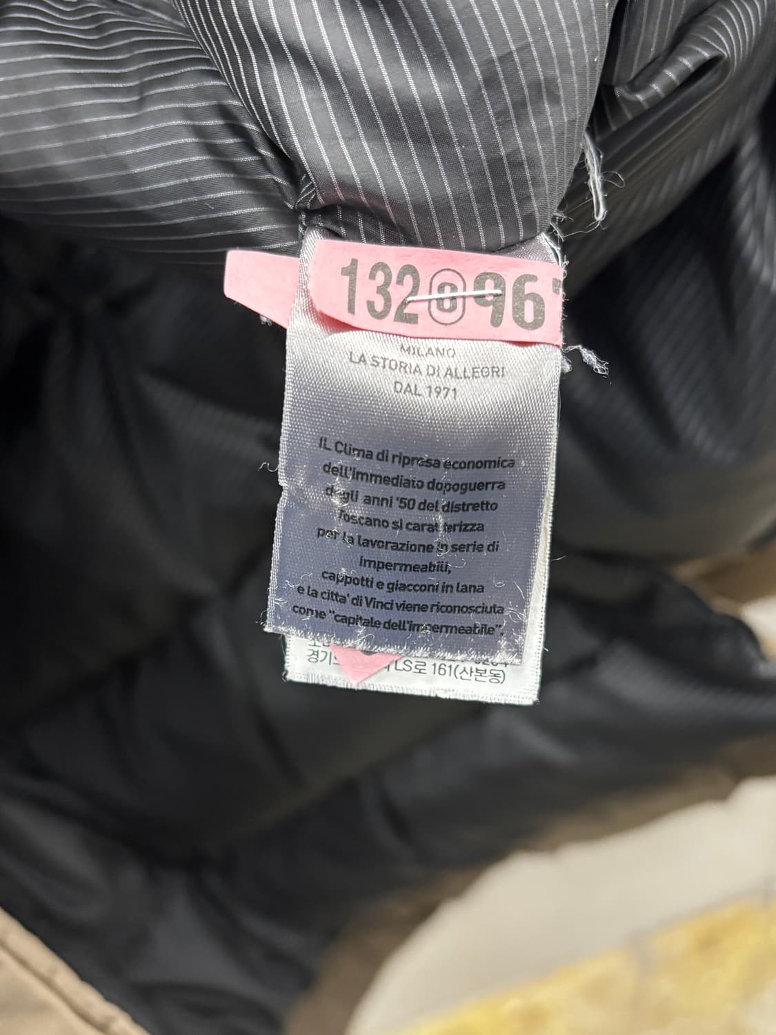 알레그리 남성 구스다운 패딩 코트 52 상품이미지5