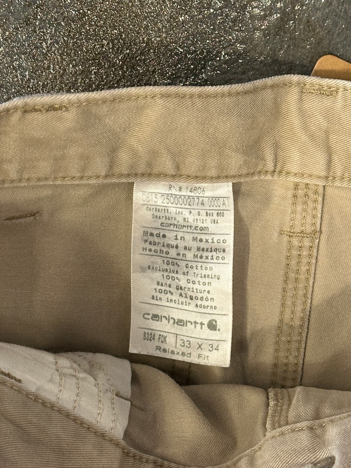 Carhartt 칼하트 릴렉스핏 카펜터 워크팬츠 33x34 상품이미지3