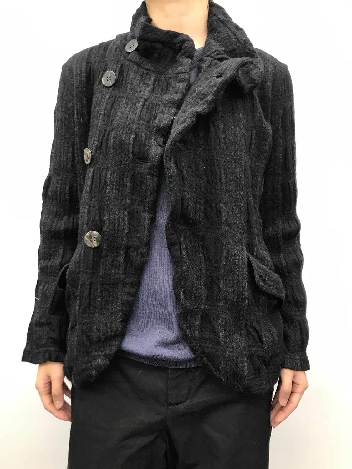 90s Plantation diagonal crinkle jacket 상품이미지1