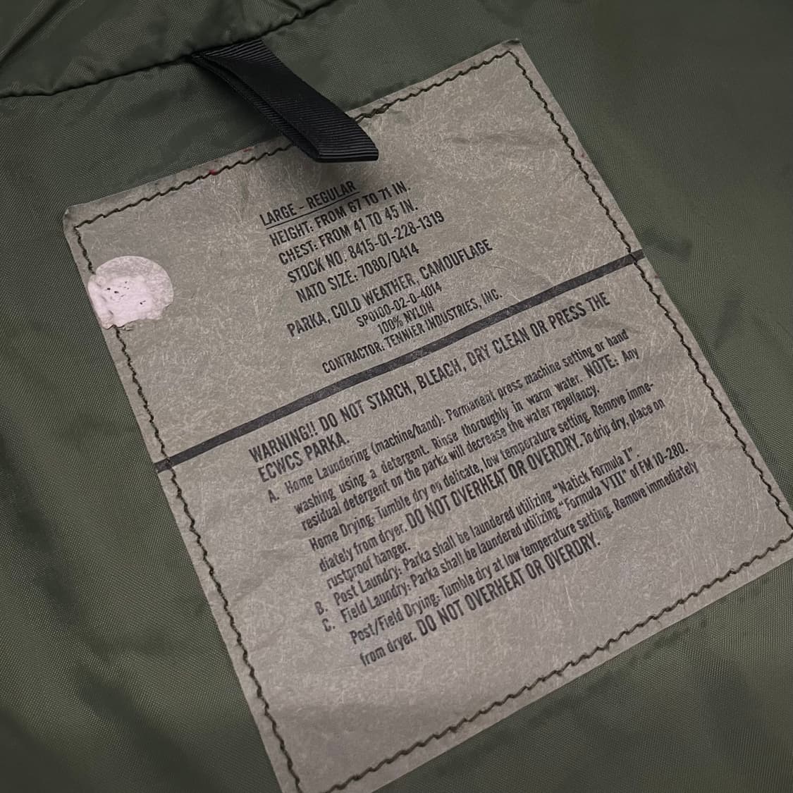 미군 우드랜드 고어텍스 자켓 (L/R) 상품이미지5
