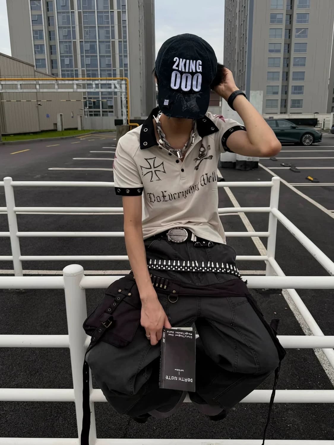 Vintage mood 오피움 스타일 반팔티 상품이미지7