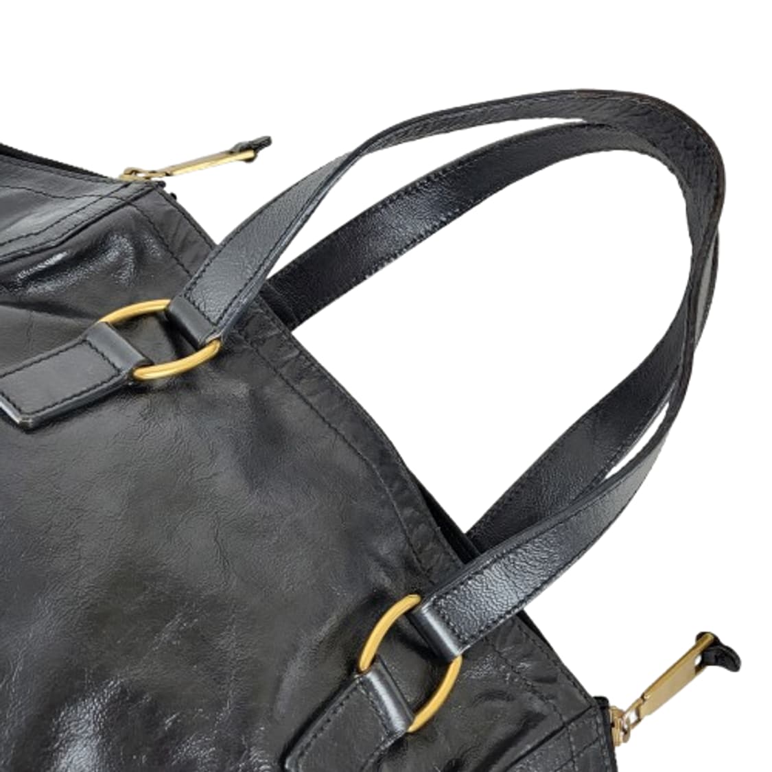 정품 생로랑(입생로랑) 페이던트가죽 다운타운 백 상품이미지8