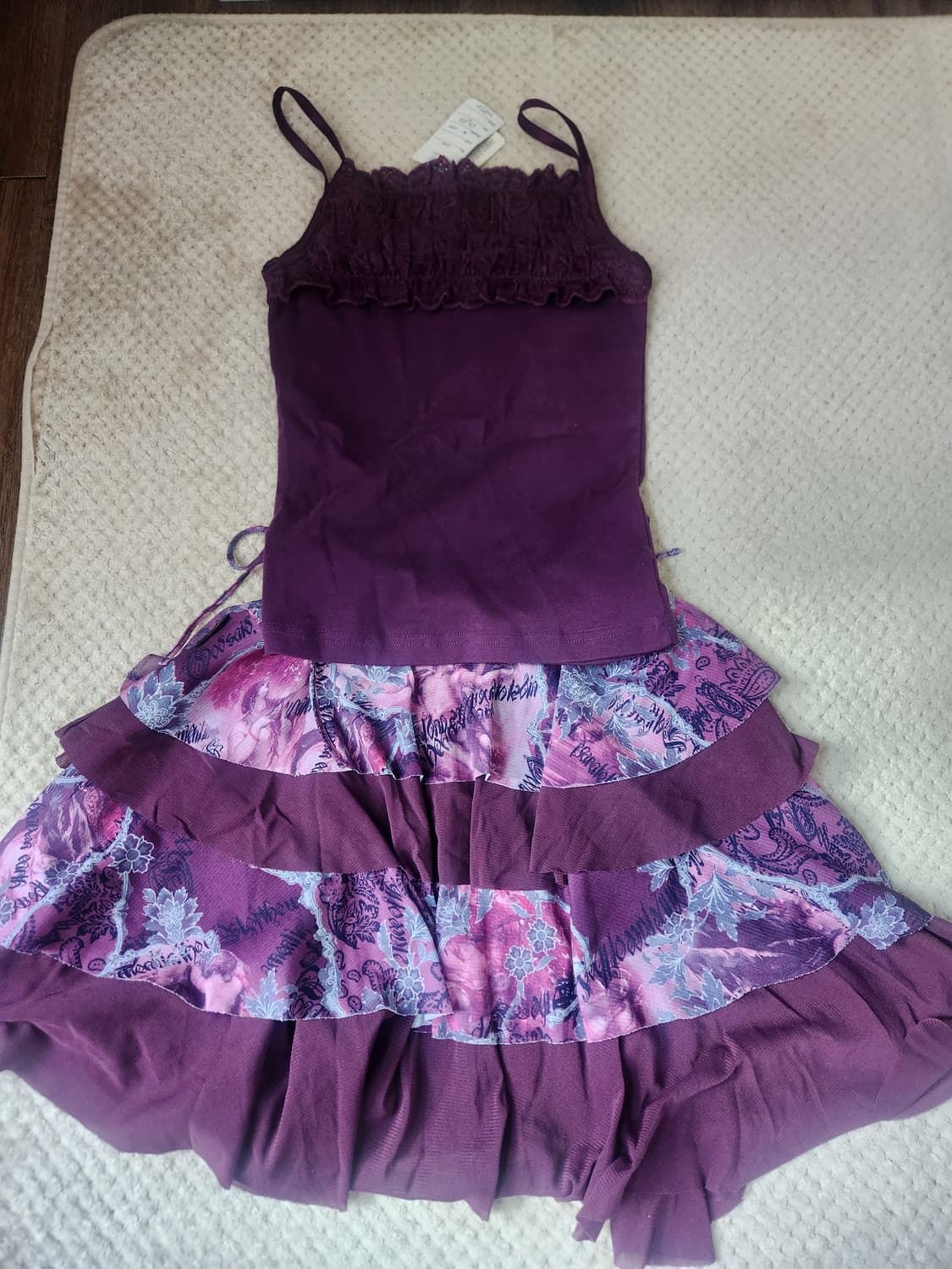 펑크 고스 갸루깔 코디셋 상품이미지1