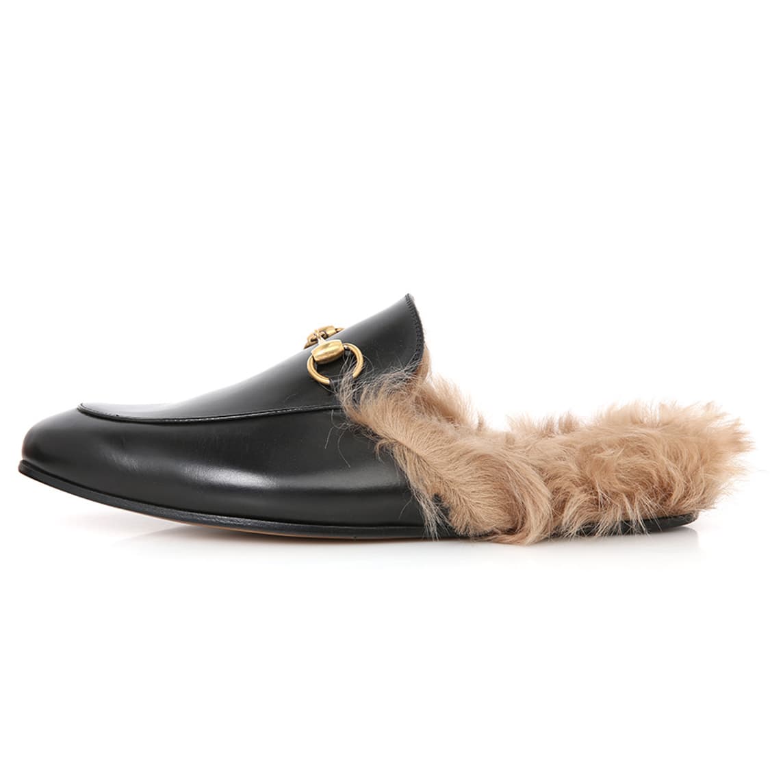 구찌 프린스타운 홀스빗 FUR 퍼뮬 블랙 블로퍼 397647 상품이미지6