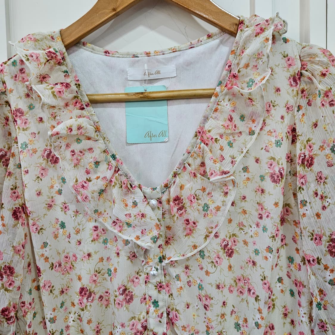 플라워 쉬폰 미니 원피스 상품이미지2