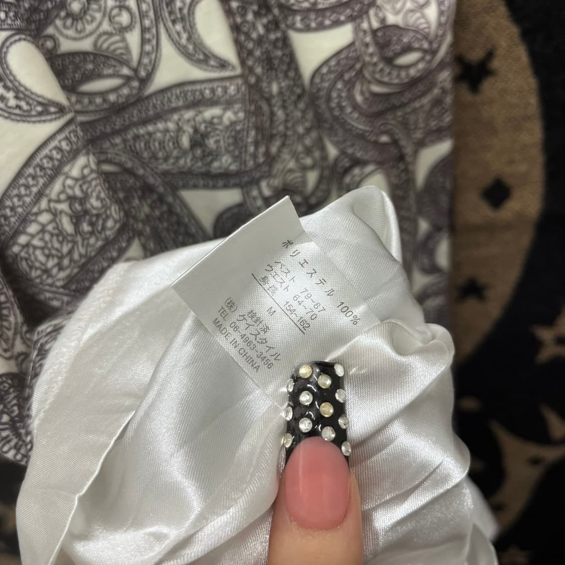 빈티지 보헤미안 펑크 에스닉패턴 슬리브리스 슬립 롱나시　K0009 상품이미지6