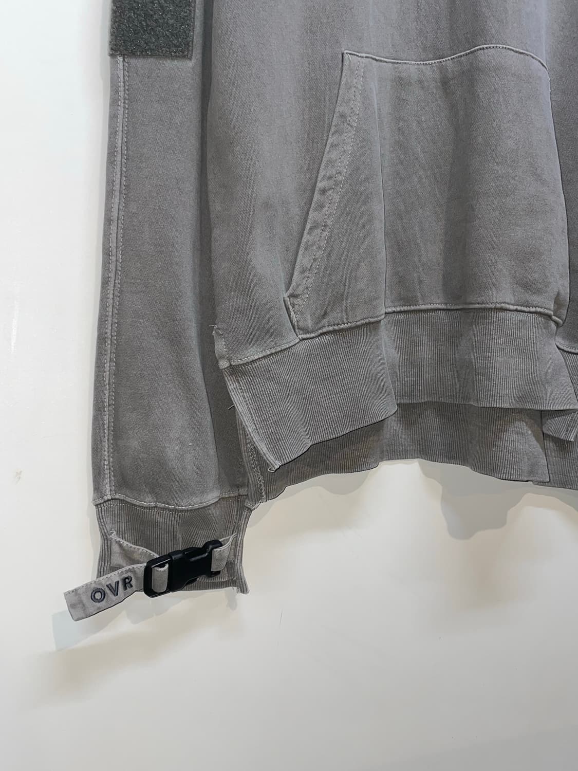OVERR 빈티지 워싱 후드티 상품이미지4