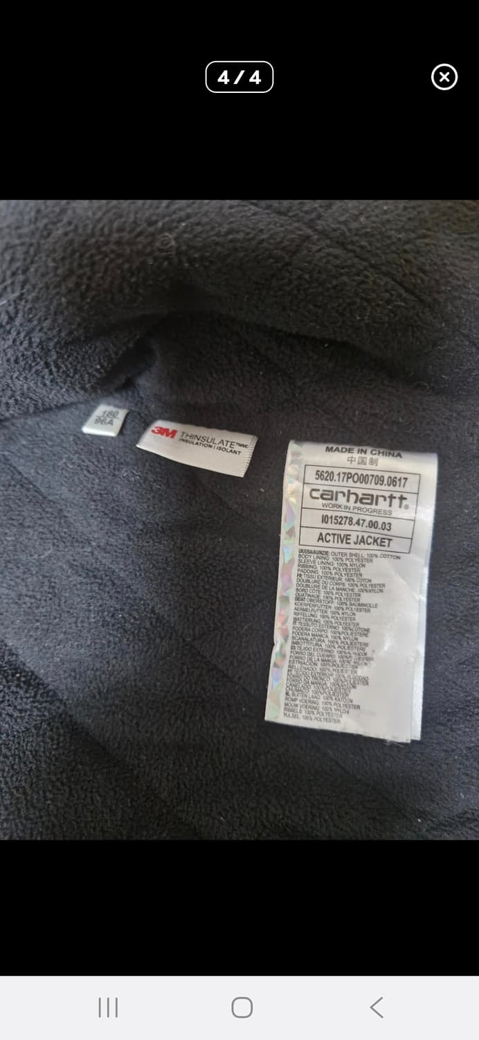 칼하트윕 og 액티브 자켓 토바코 상품이미지4