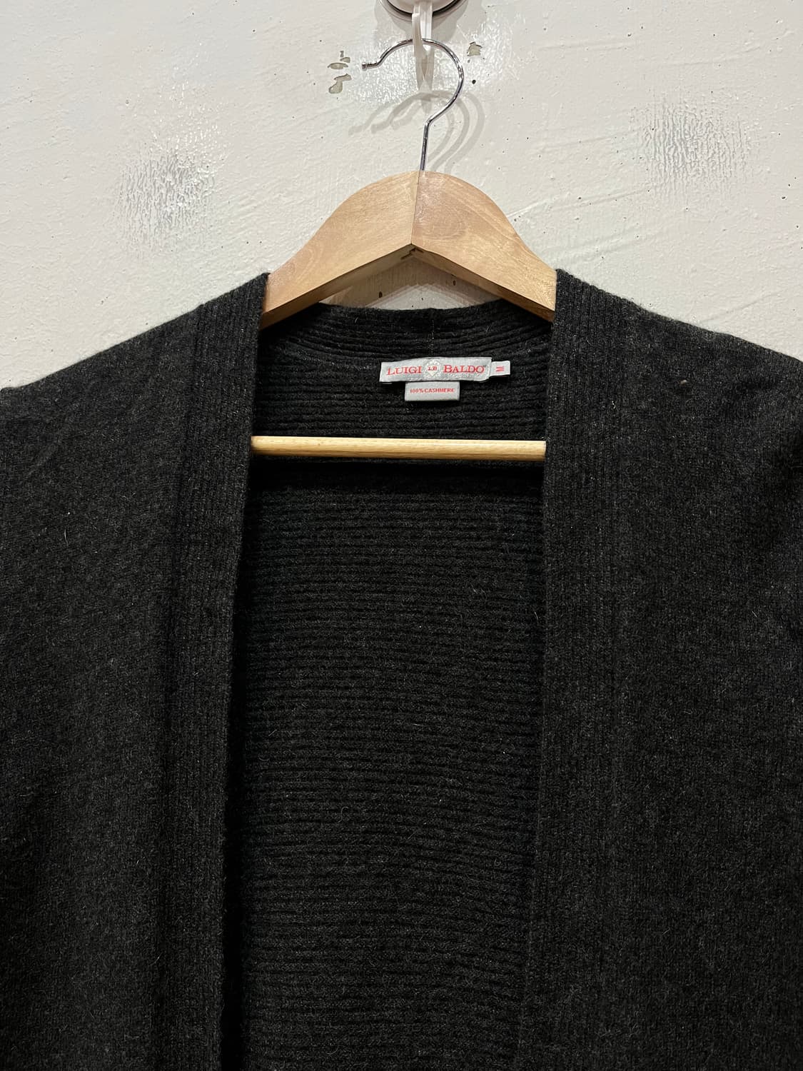 Made in ITALY 논버튼 캐시미어100% 가디건  상품이미지2