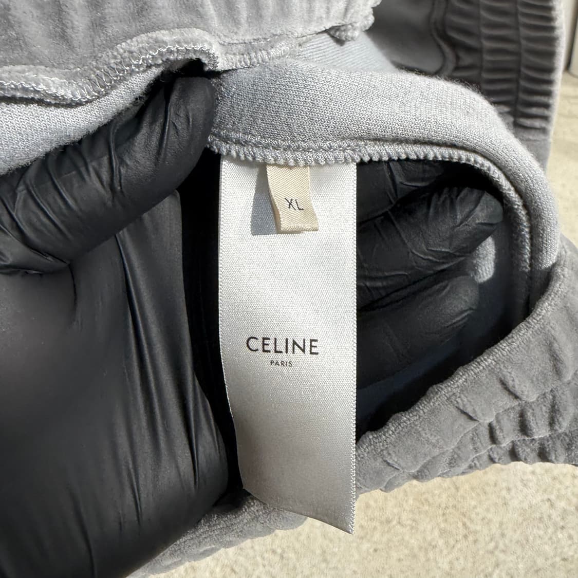 (XL) 셀린느 트리오페 벨루어 트랙 벨벳 집업  상품이미지5
