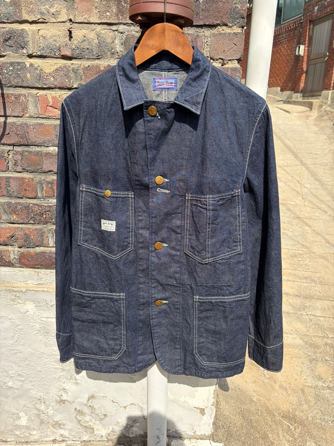 Blue Blue 데님 초어 자켓 상품이미지2