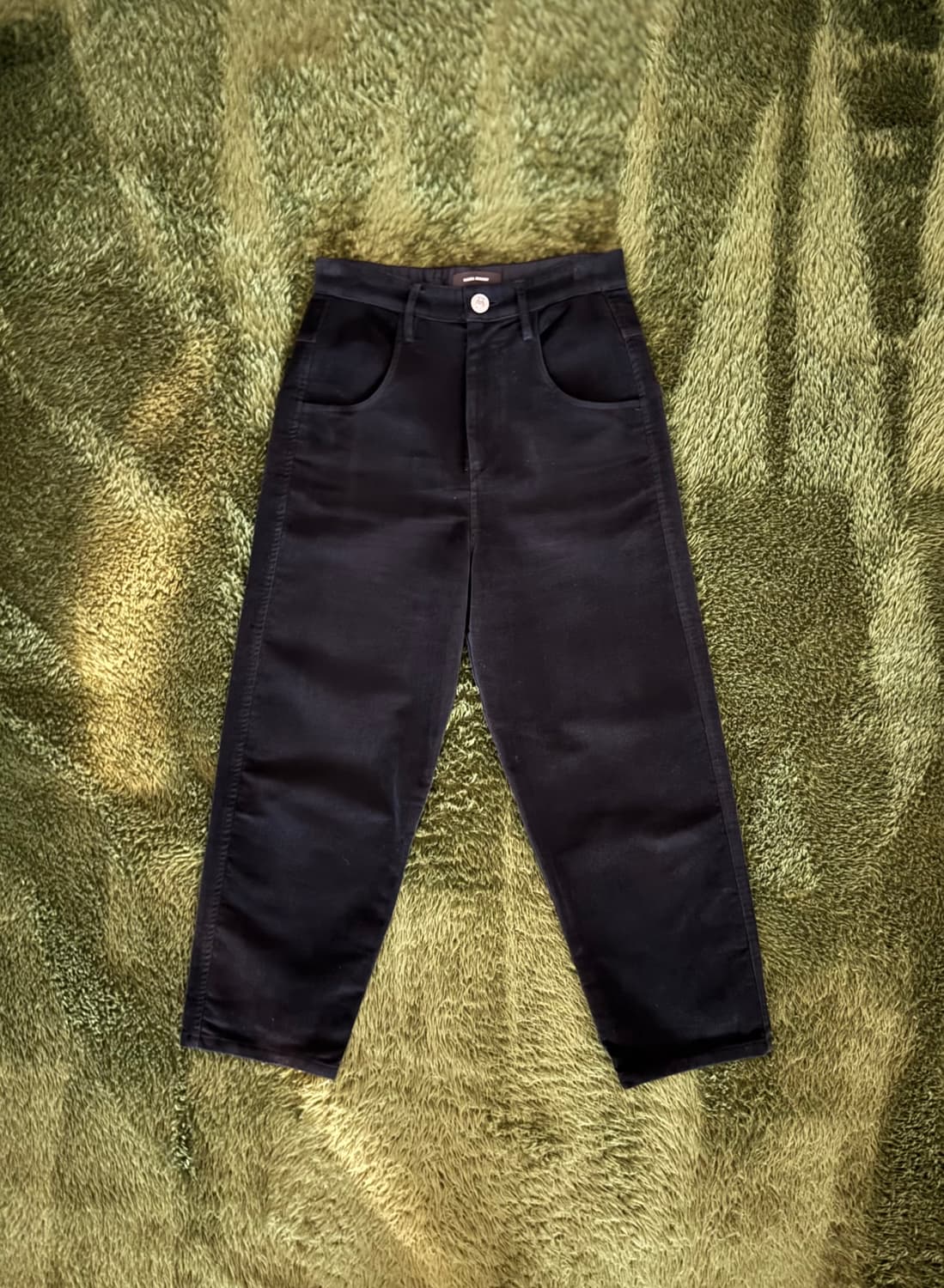 [EU 36] Isabel Marant 이자벨마랑 텍스쳐드 팬츠 블랙 상품이미지1