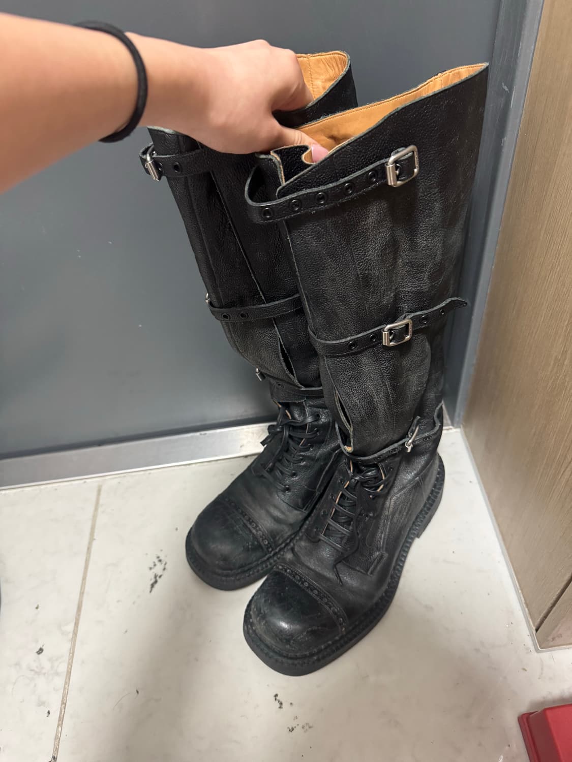 미우미우 부츠 블랙 38 1/2 상품이미지4