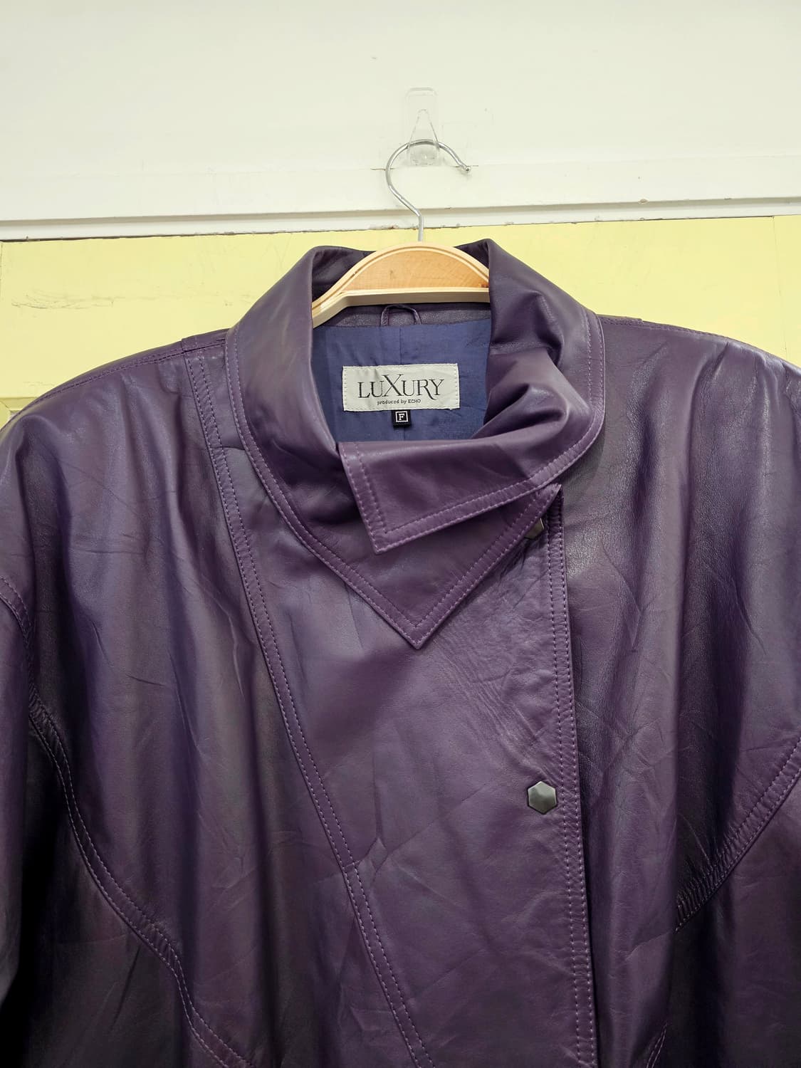 Echo 퍼플 램스킨 숏자켓 상품이미지5