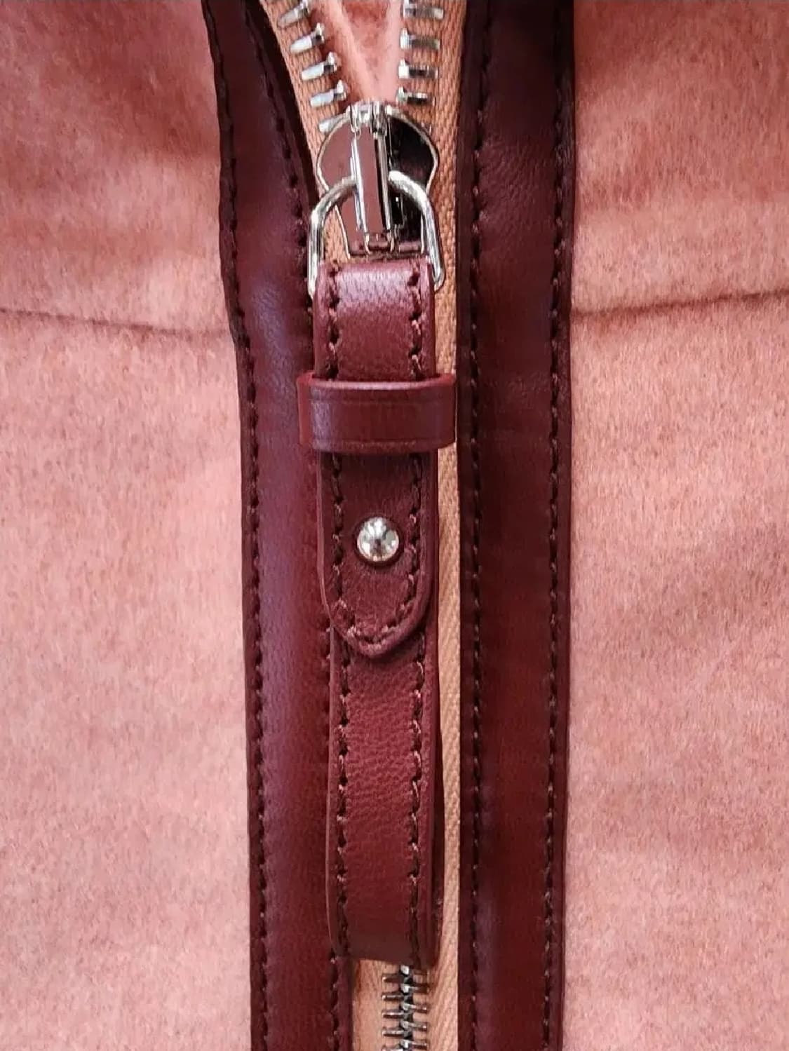 에르메스 가죽 디테일 오버코트 34 792만 상품이미지6