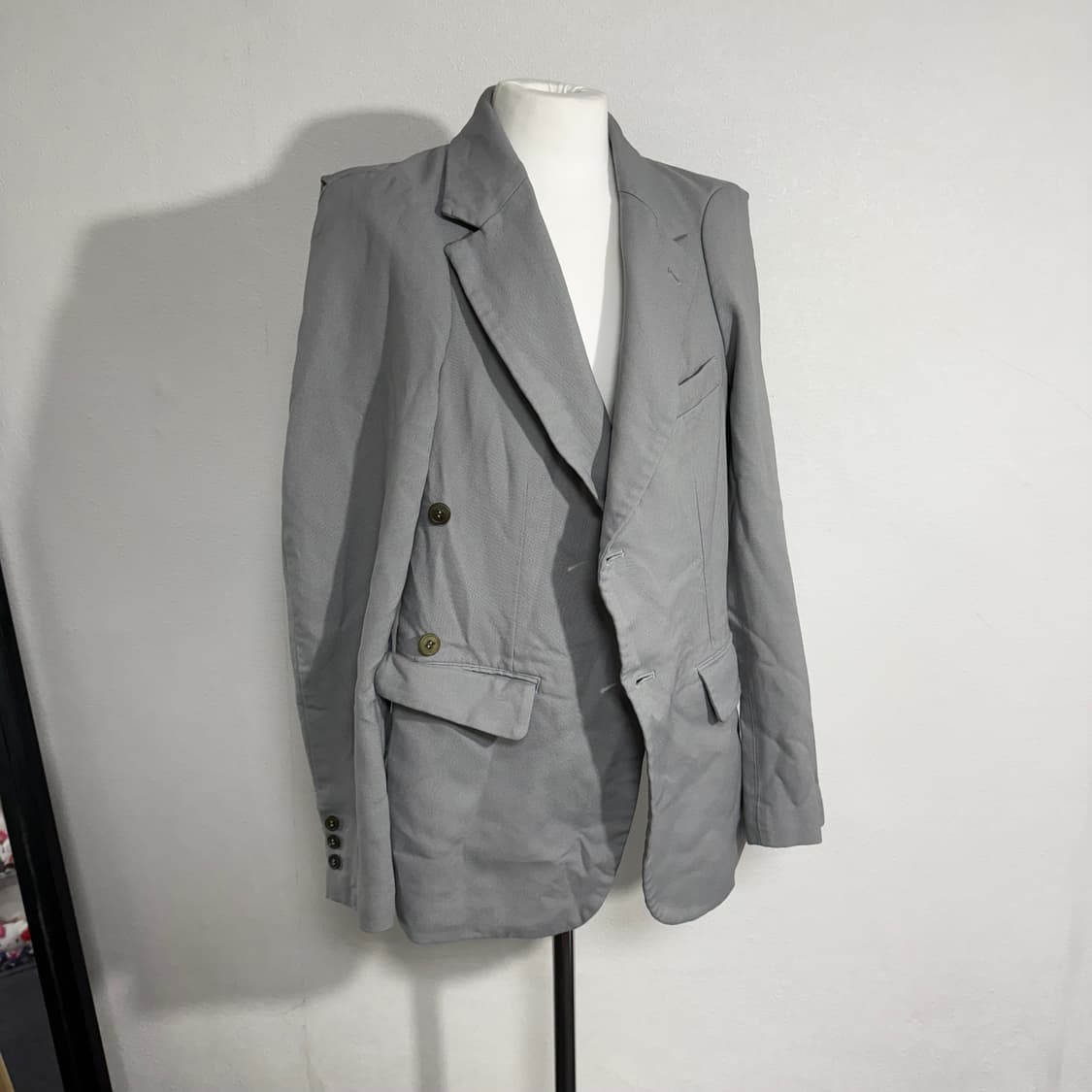24ss 꼼데가르송 옴므플러스 그레이 폴리자켓s 상품이미지3