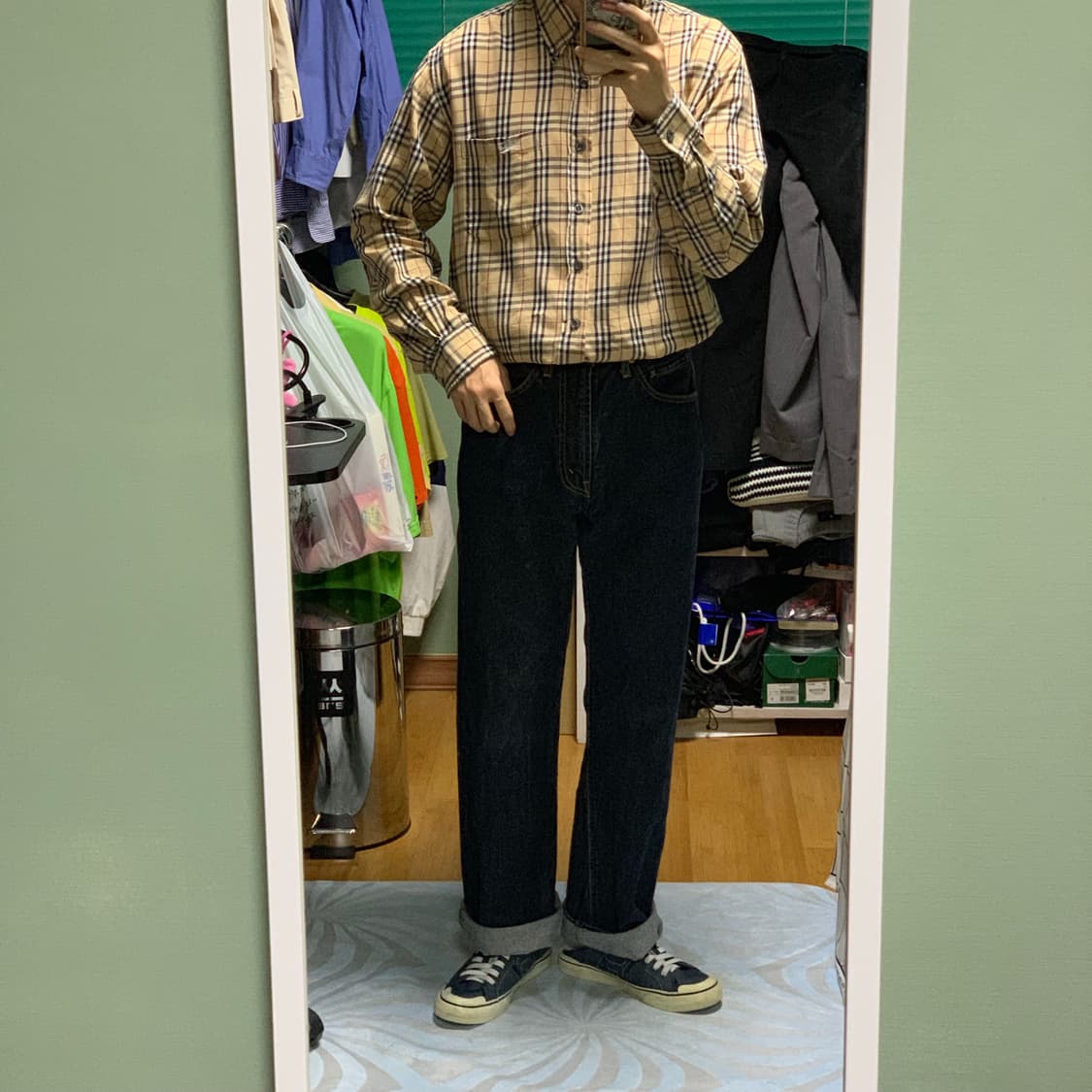 버버리 신형 노바체크 셔츠(버버리코리아정품) 상품이미지3