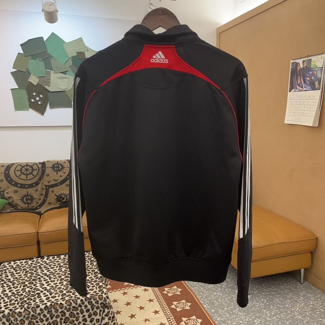 아디다스 올드스쿨 레트로 크로스 배색 져지 집업 L C09219 상품이미지4