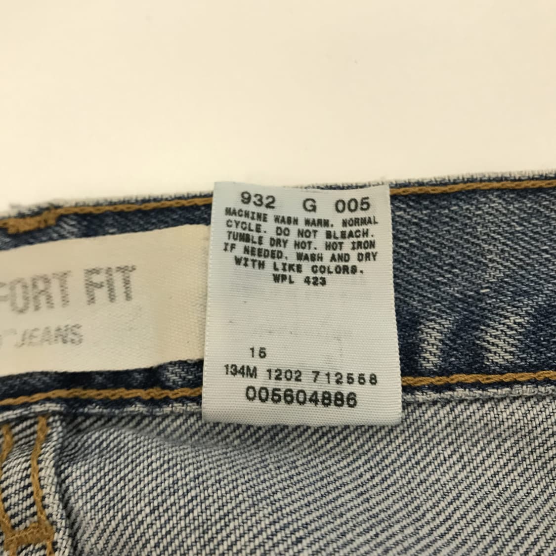 리바이스 00s 560 컴포트핏 청바지 [36인치] 상품이미지7