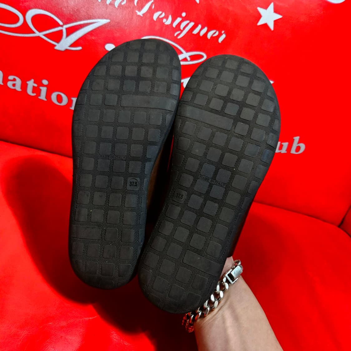 브라도르(Brador) in Italy 브이컷 가죽 슬리퍼 37.5 상품이미지6