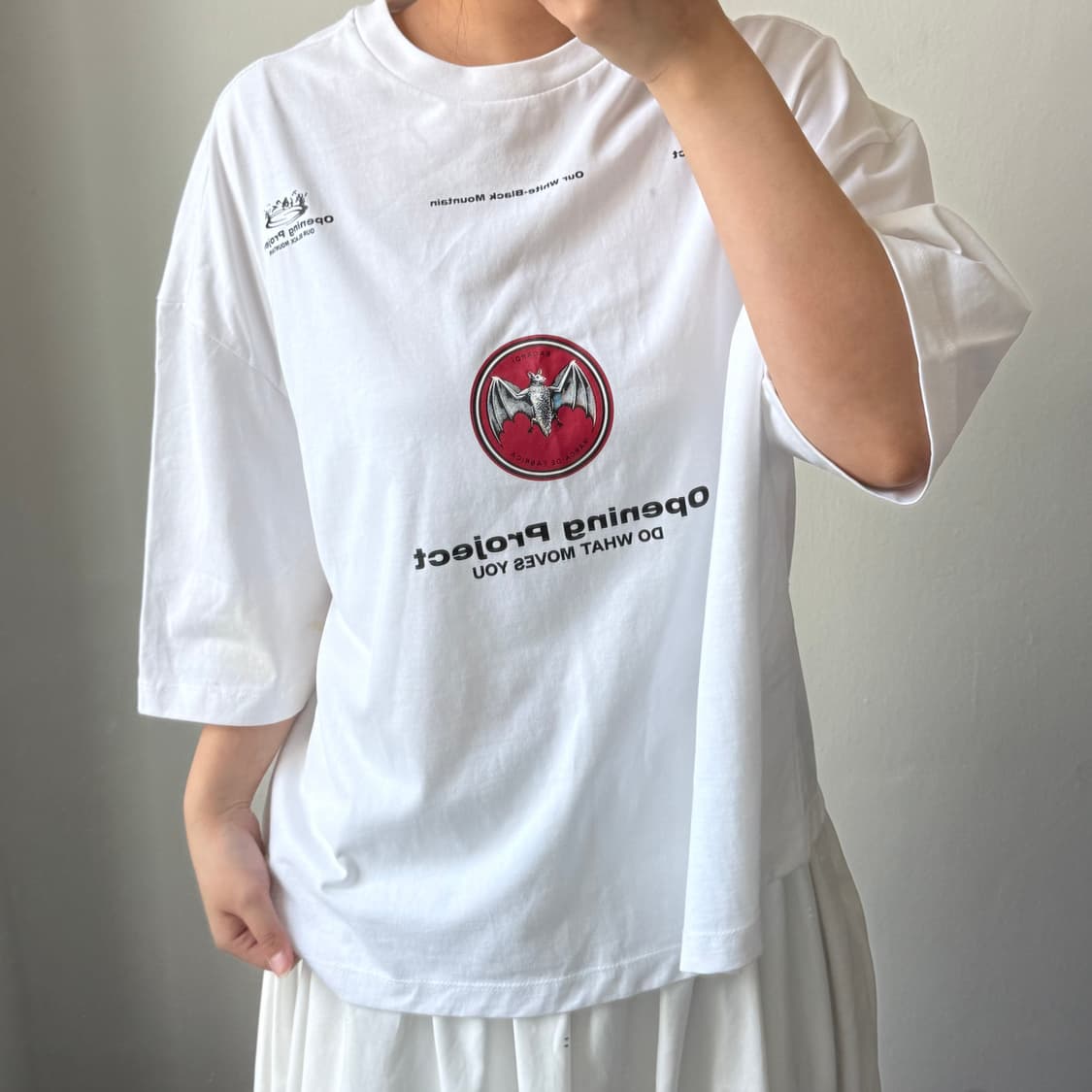 [2] 오프닝프로젝트 화이트 반팔 상품이미지2