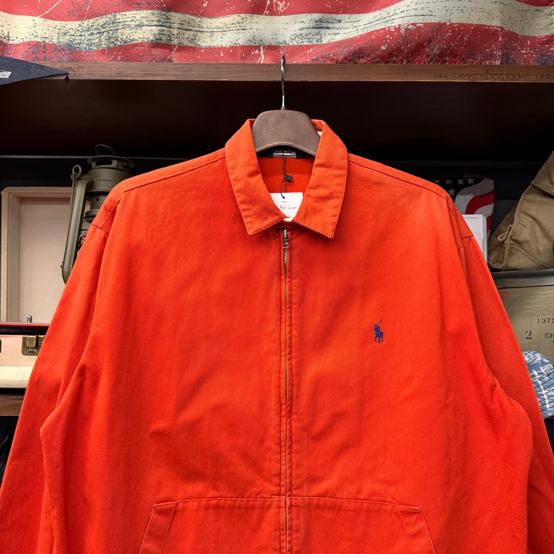 90s 폴로 랄프로렌 코튼 스윙탑 자켓 바라쿠타 블루종 N645 상품이미지2