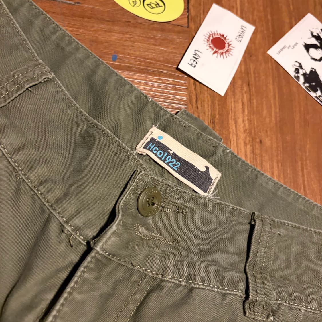 HCO1922 더블 레이어드 밀리터리 카고 팬츠 상품이미지4