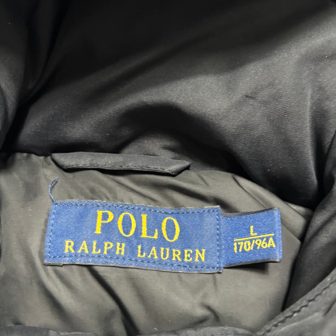 L 폴로랄프로렌 레드 포니 여성용 블랙 덕 다운 후드 패딩 상품이미지4