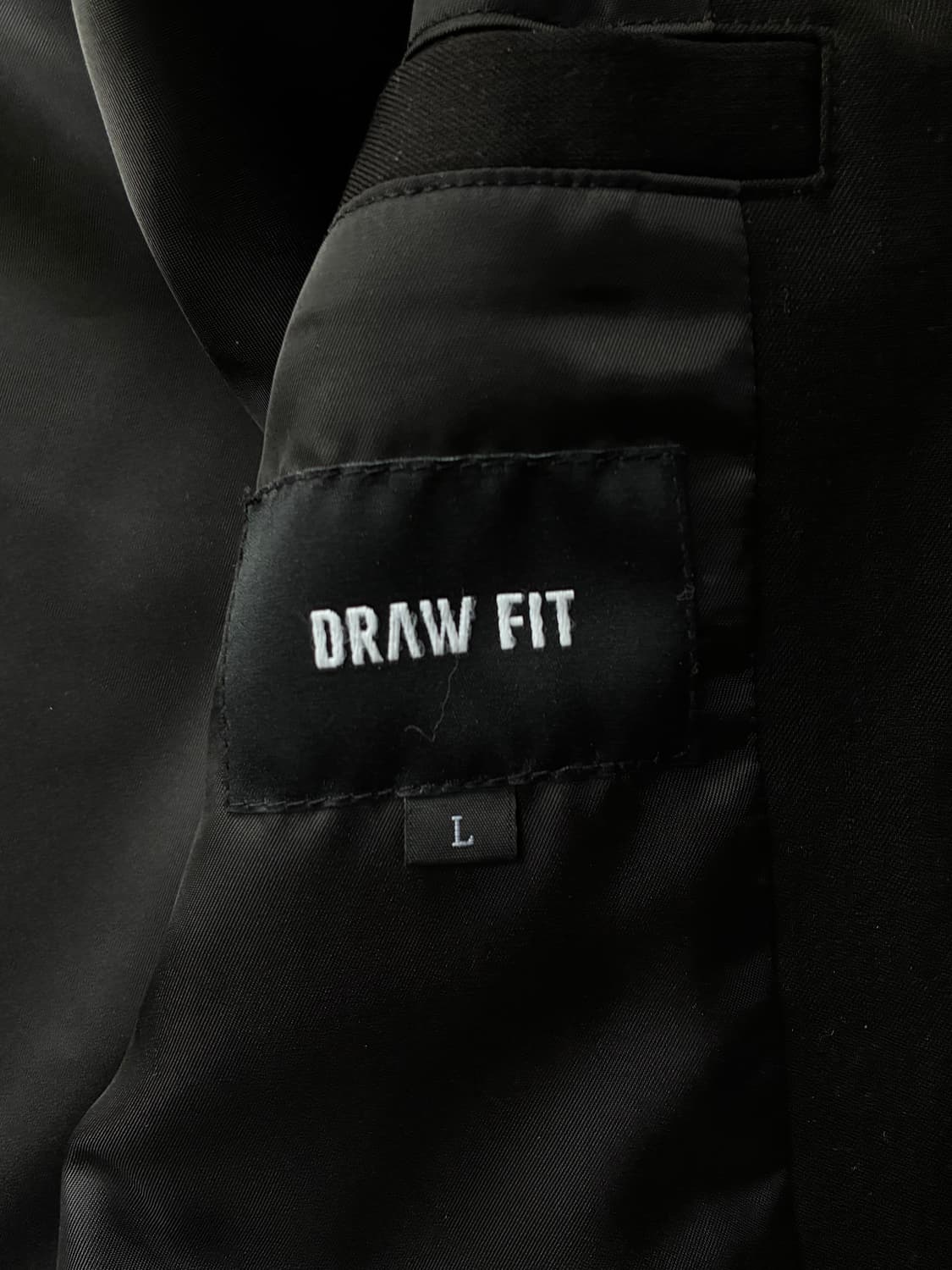 (L) 드로우핏 [서강준 PICK]도브 울 블루종 자켓 [BLACK]판매 상품이미지9