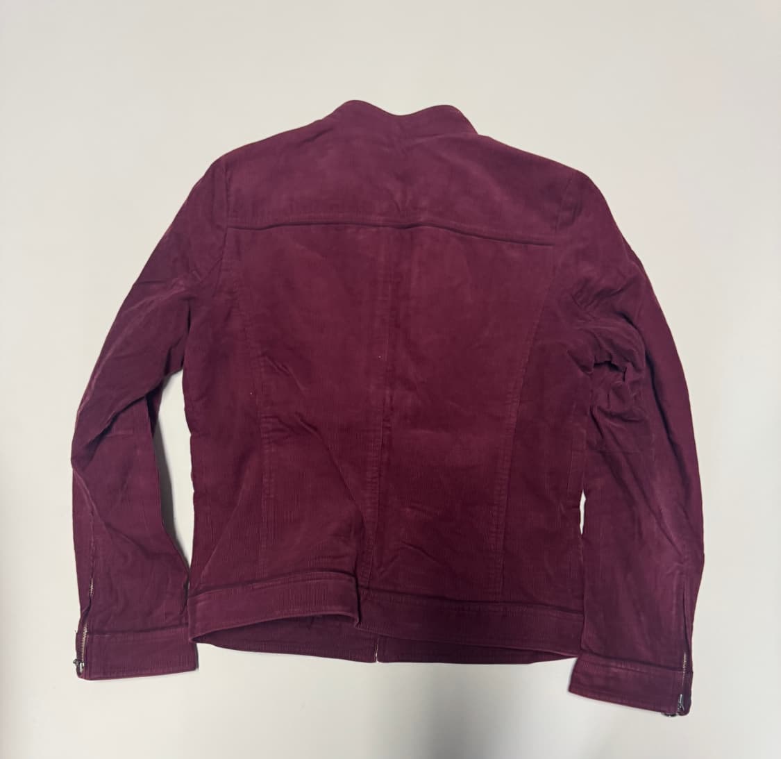 여성 마인 Mine 빈티지 코듀로이 크롭 자켓 S 버건디 타임 아이엔씨 상품이미지2