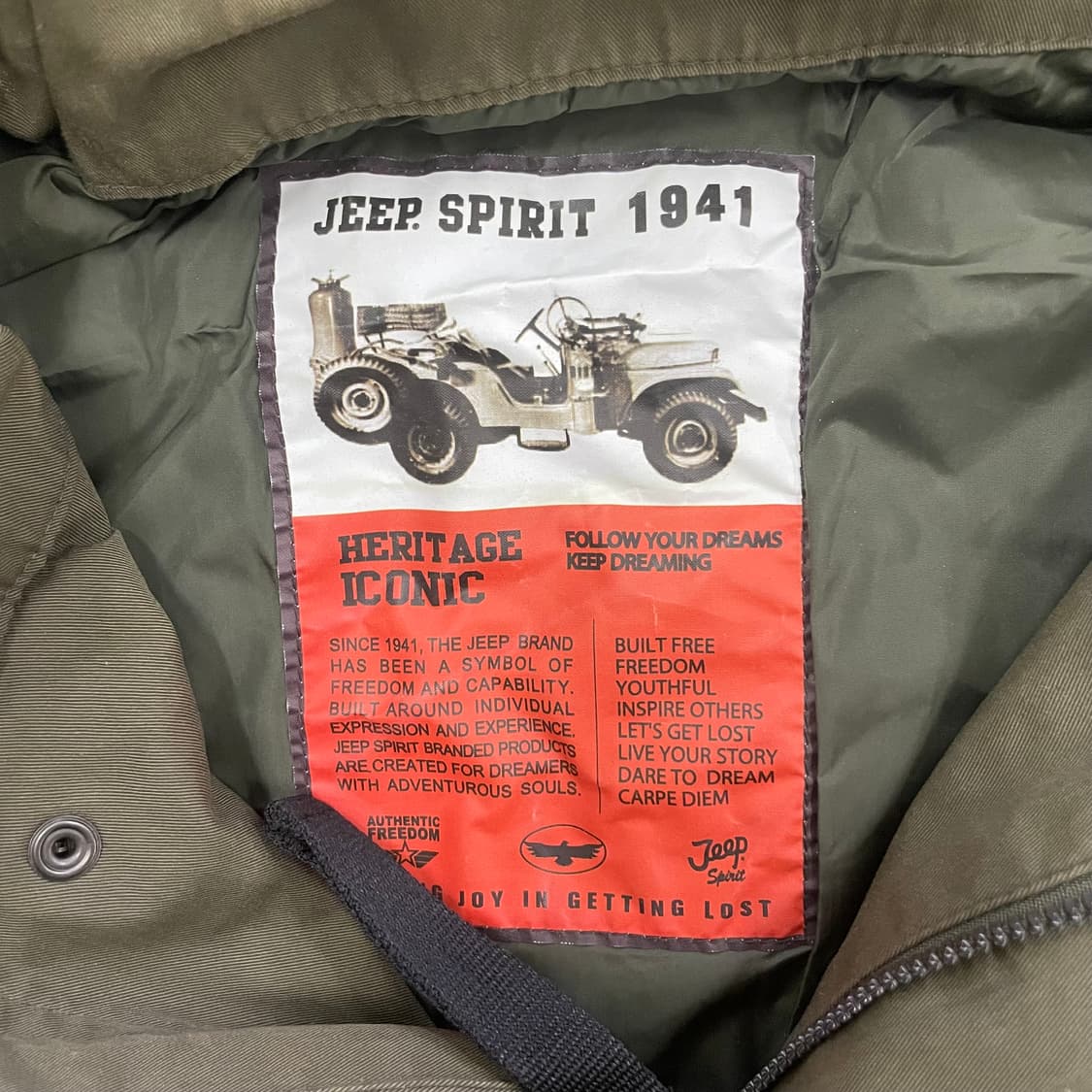 지프 빈티지 패치 야상 자켓 0114HS1 상품이미지2