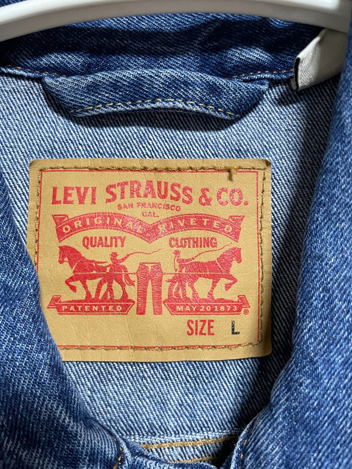 리바이스 3rd 청자켓 팔아요. 상품이미지2