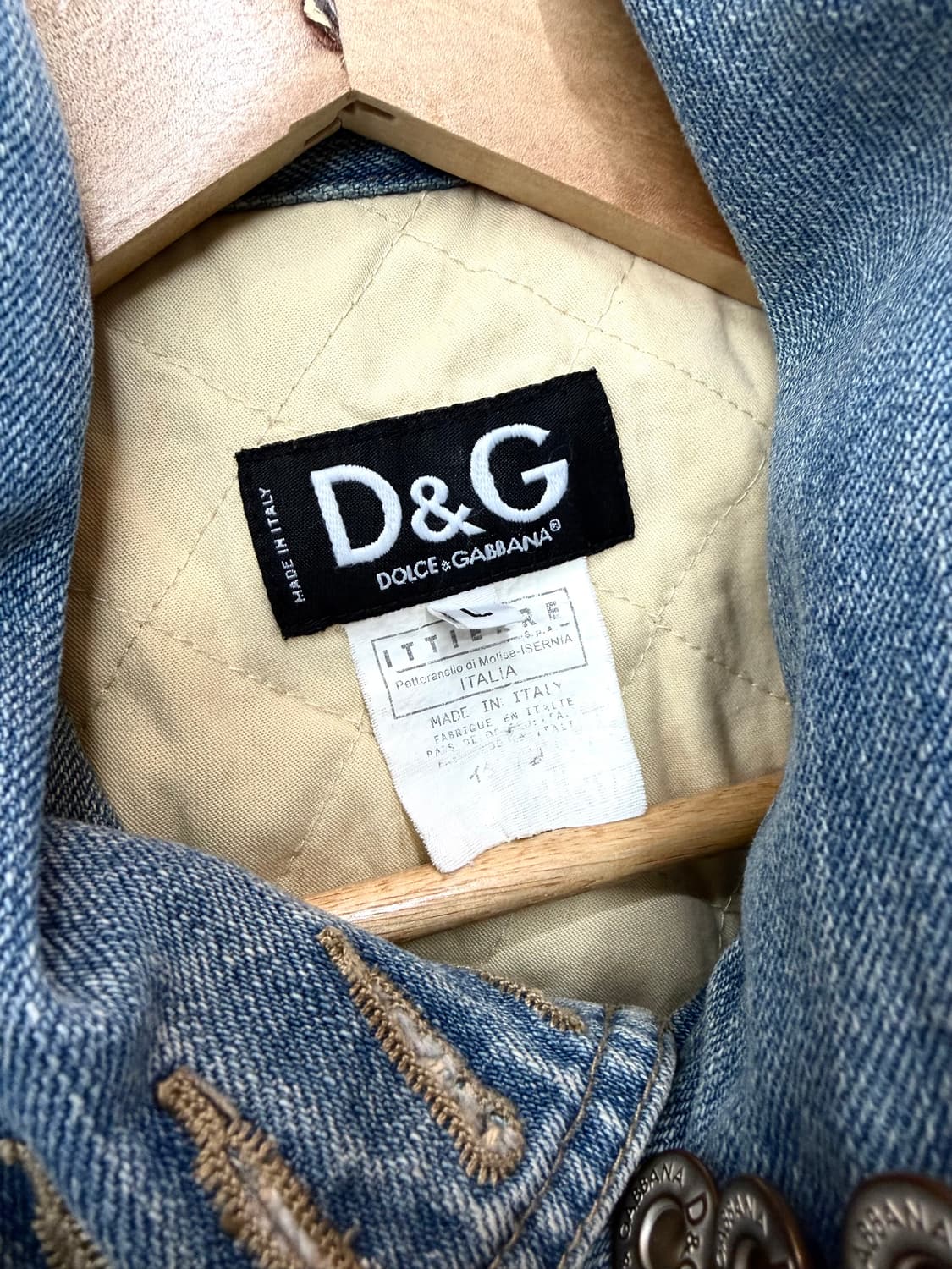 L/ 돌체앤가바나 2003AW 카모 데님자켓 상품이미지10