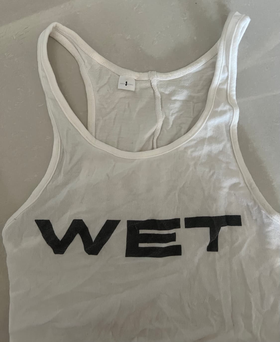 [3] Yzy mowalola WET tank top 상품이미지2