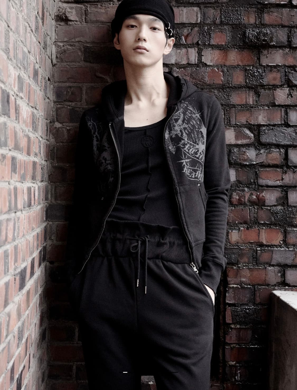 레씨토 슬림핏 후드집업 상품이미지2