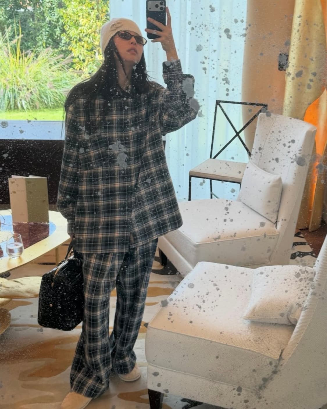 [M]이알엘 ERL 25fw BLUE PLAID 체크 셔츠 상품이미지6