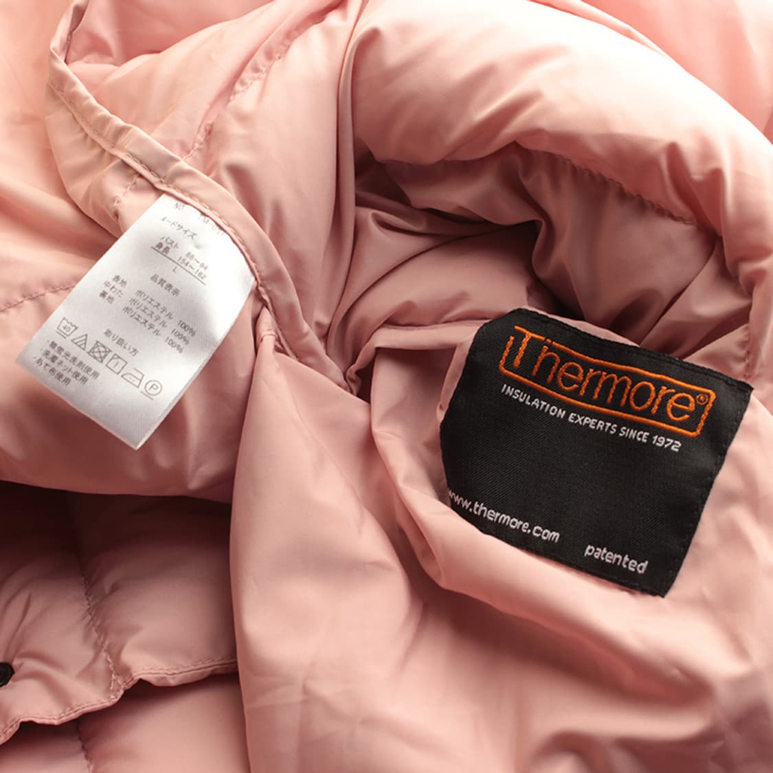 핑크 써모어 패딩 코트 44, 55 상품이미지3