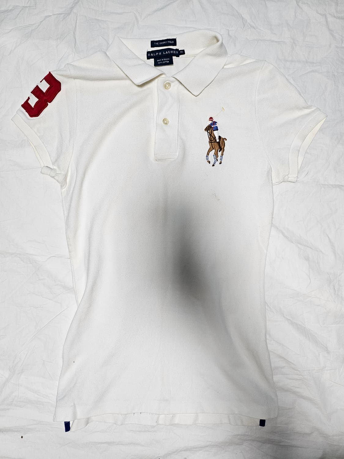 폴로랄프로렌 빅포니 딱붙핏 카라티 카라티셔츠 XS 상품이미지1