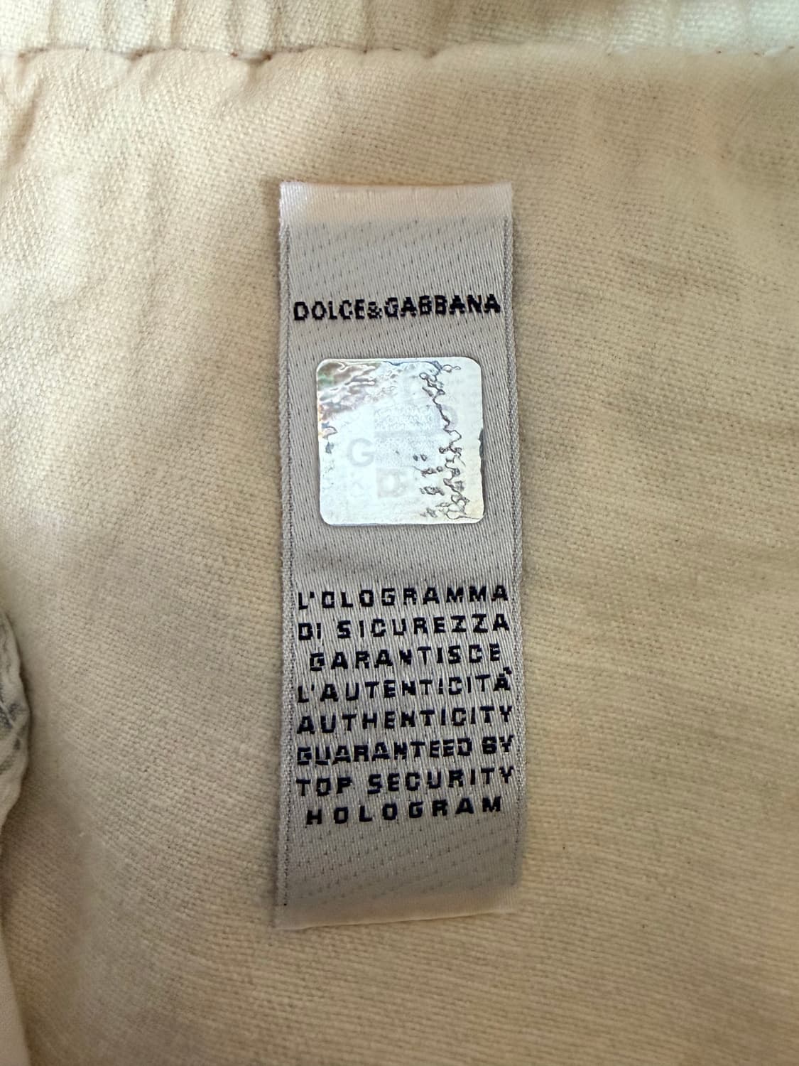 [Dolce & Gabbana] 빈티지 다이 테일러드 데님 팬츠 (D&G 상품이미지7