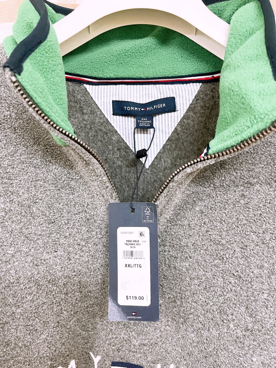타미힐피거 후리스 XXL 상품이미지3