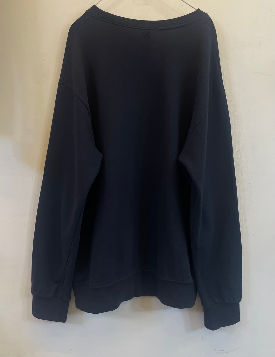 ami 아미 스몰하트 맨투맨 XL 네이비:) 면100% 상품이미지7